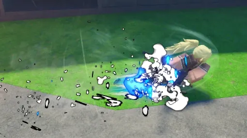 Slayers 2 Water Breathing sneak peek with a blue water slash on grass